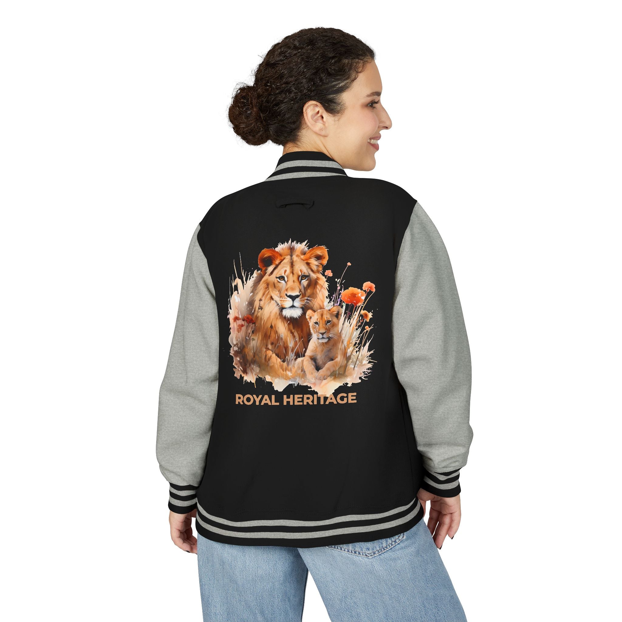 Letterman Jacket — 'Royal Heritage' Lion Family Varsity Jacket