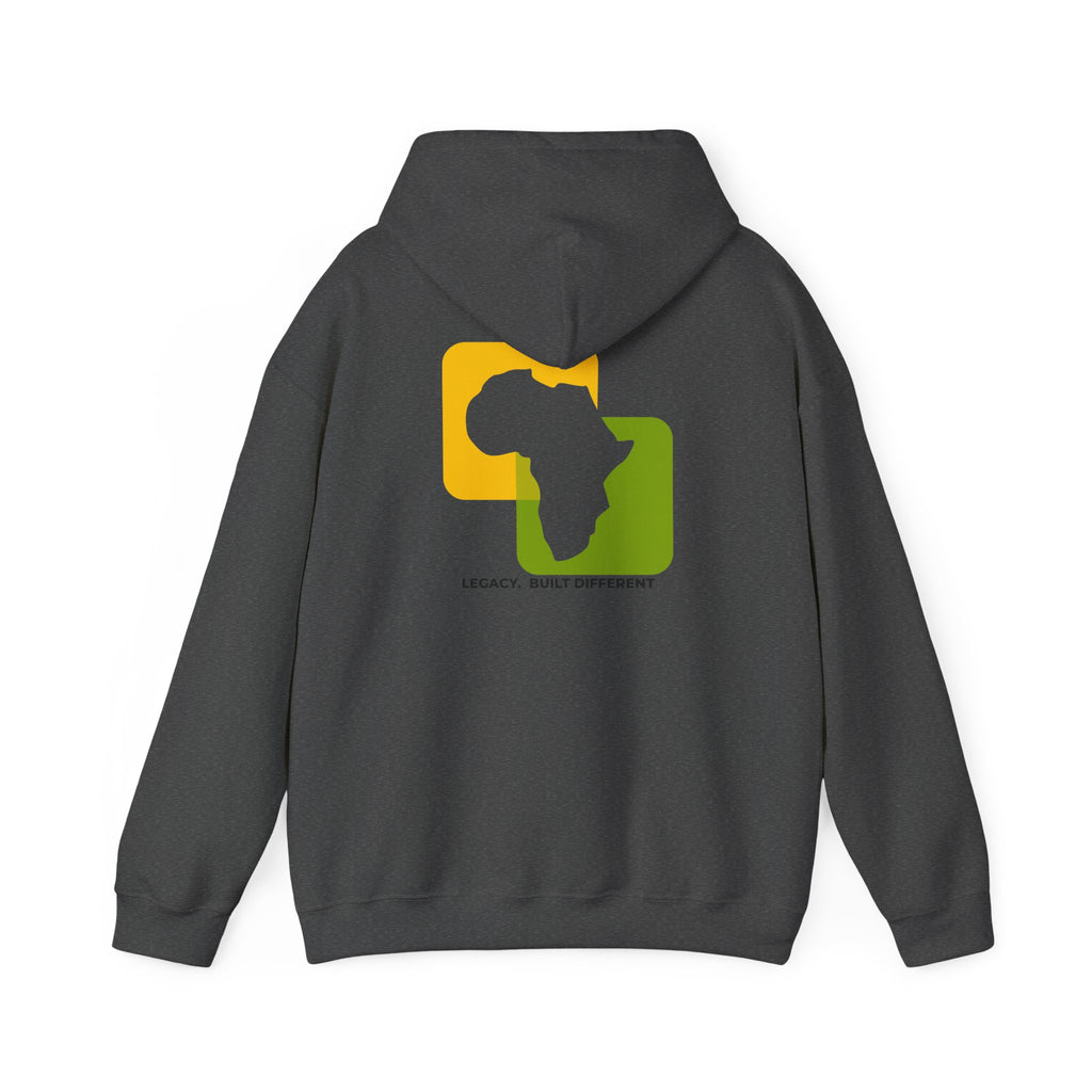 Africa Legacy Hoodie — "Legacy. Built Different" Graphic Pullover