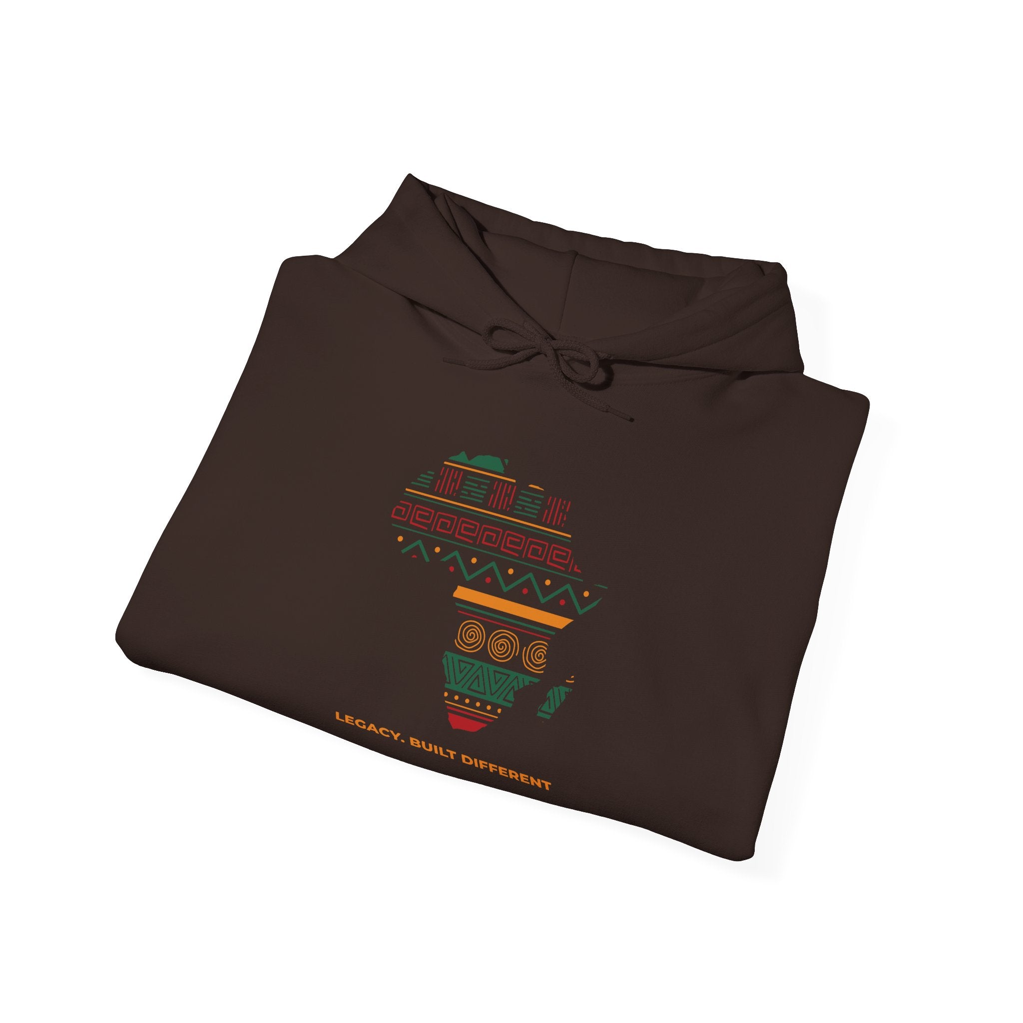 Africa Map Hoodie - 'Legacy Built Different' Graphic Pullover
