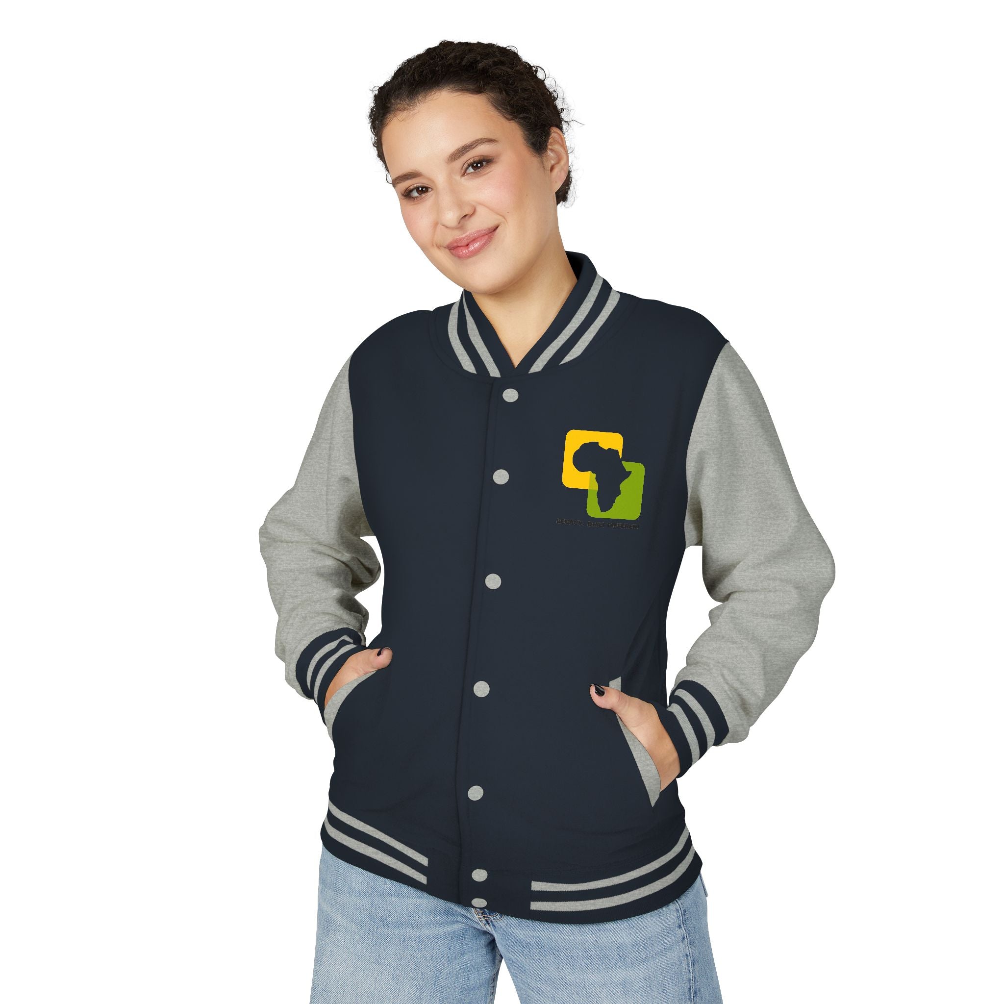 Letterman Jacket — Afrocentric Africa Map Design ("Legacy. Built Different")