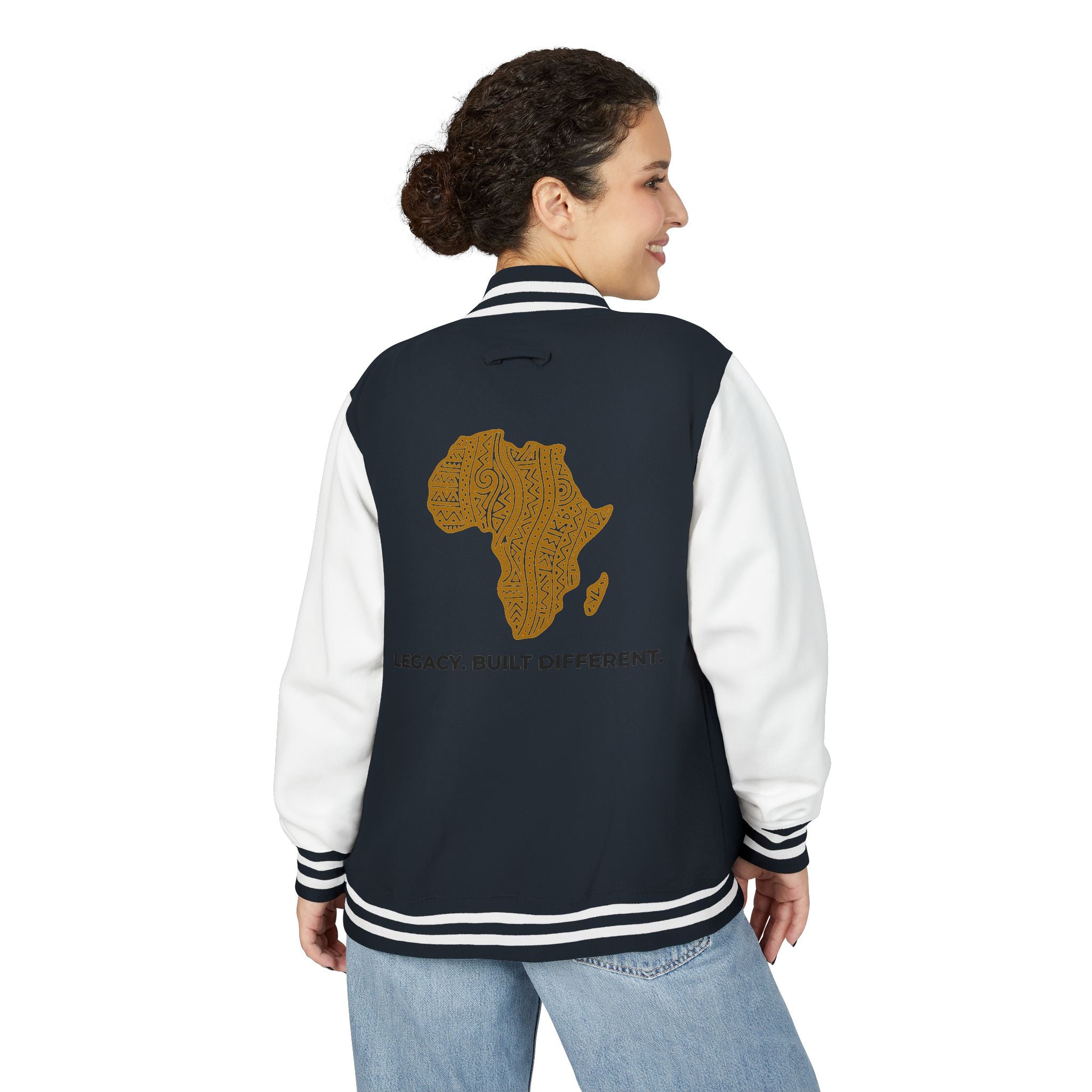 African Heritage Letterman Jacket — "Legacy. Built Different."