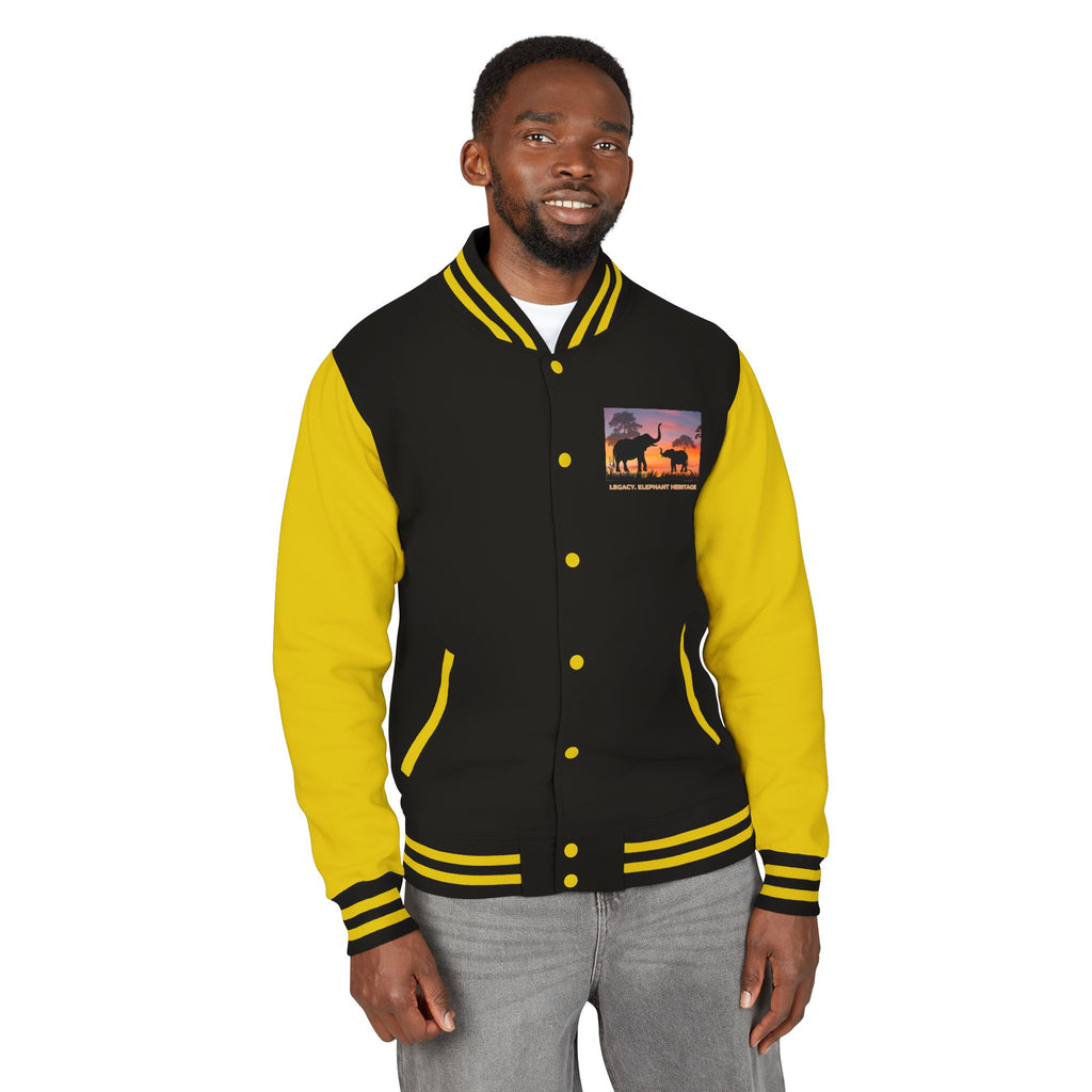 Letterman Jacket — Legacy Elephant Heritage Sunset Design