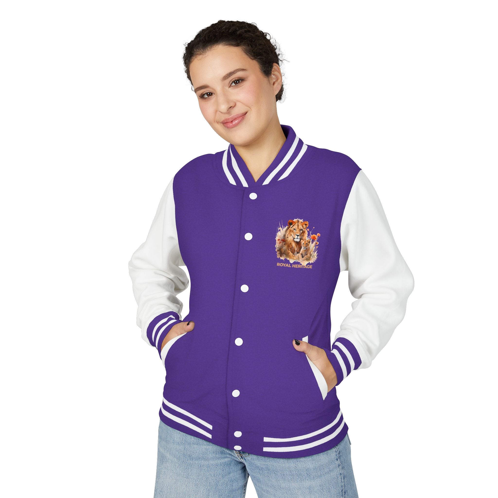 Letterman Jacket — 'Royal Heritage' Lion Family Varsity Jacket