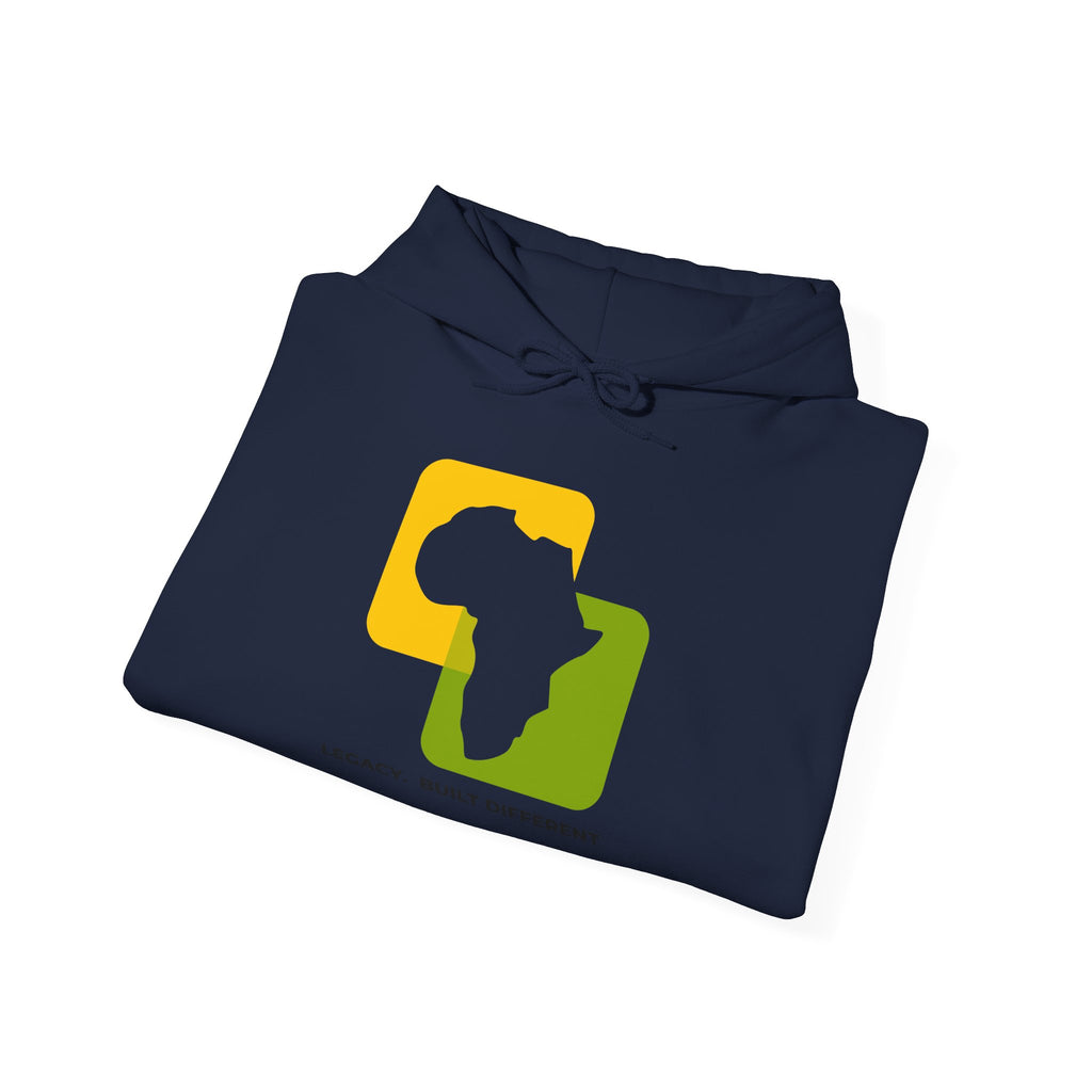 Africa Legacy Hoodie — "Legacy. Built Different" Graphic Pullover