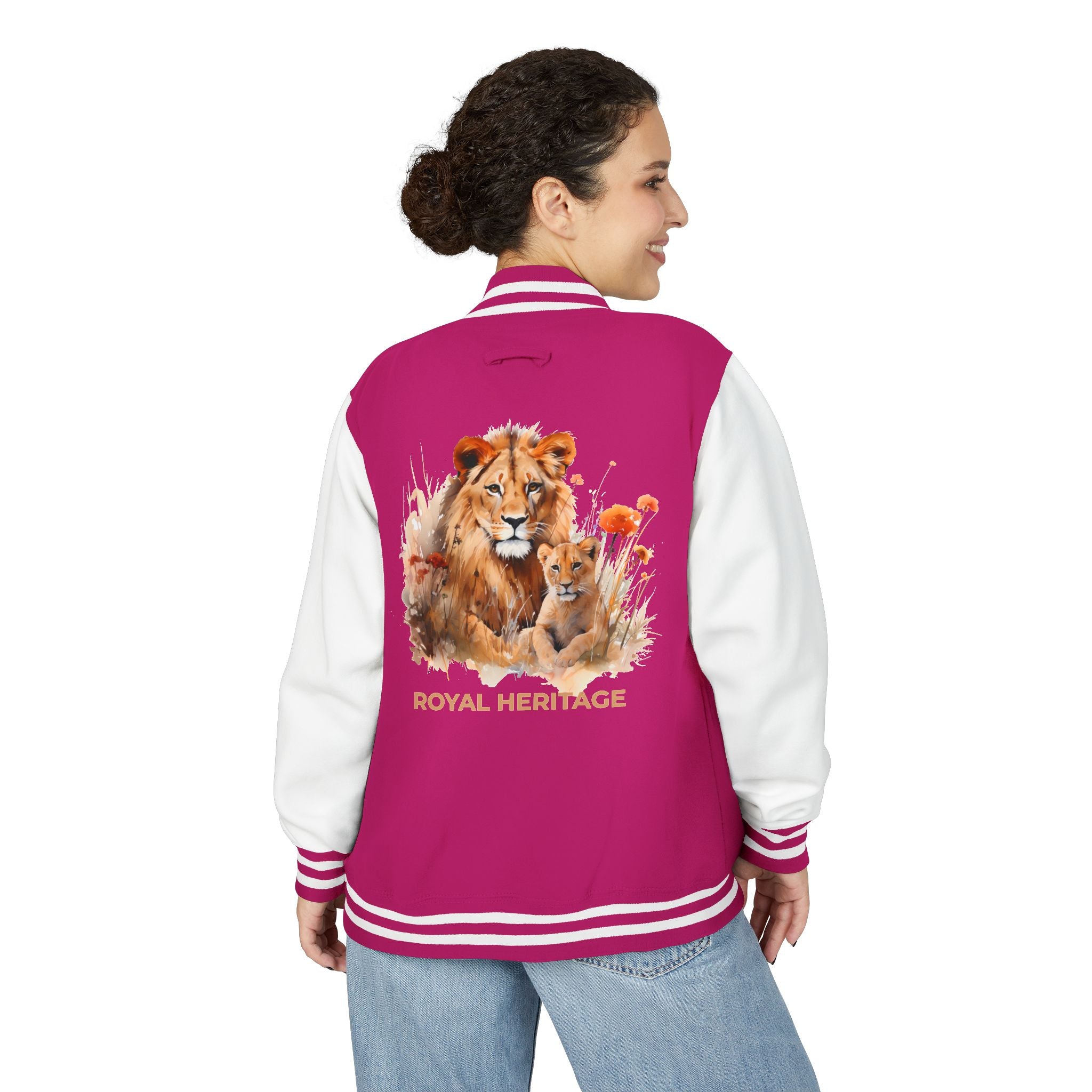 Letterman Jacket — 'Royal Heritage' Lion Family Varsity Jacket