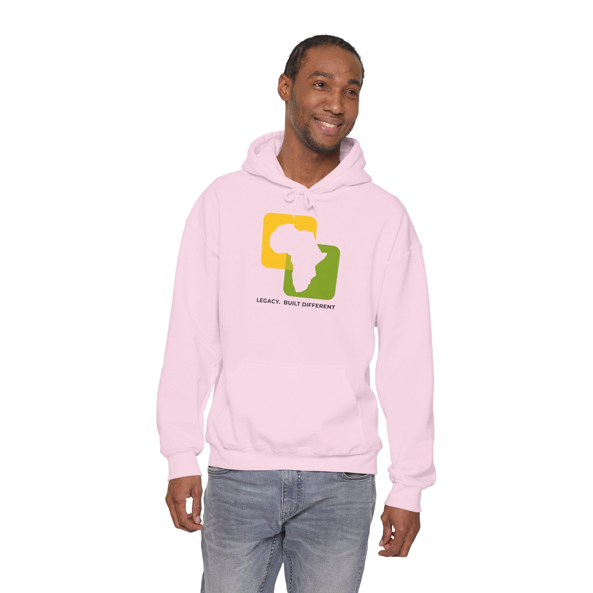 Africa Legacy Hoodie — "Legacy. Built Different" Graphic Pullover