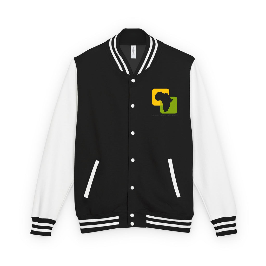 Letterman Jacket — Afrocentric Africa Map Design ("Legacy. Built Different")
