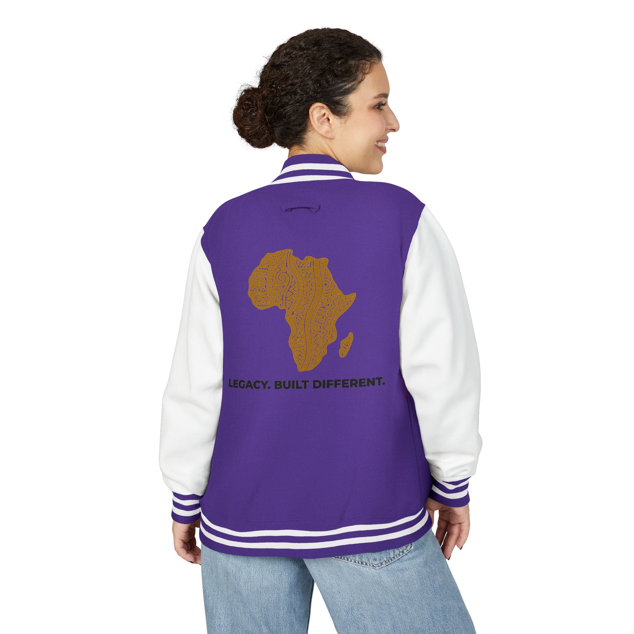 African Heritage Letterman Jacket — "Legacy. Built Different."