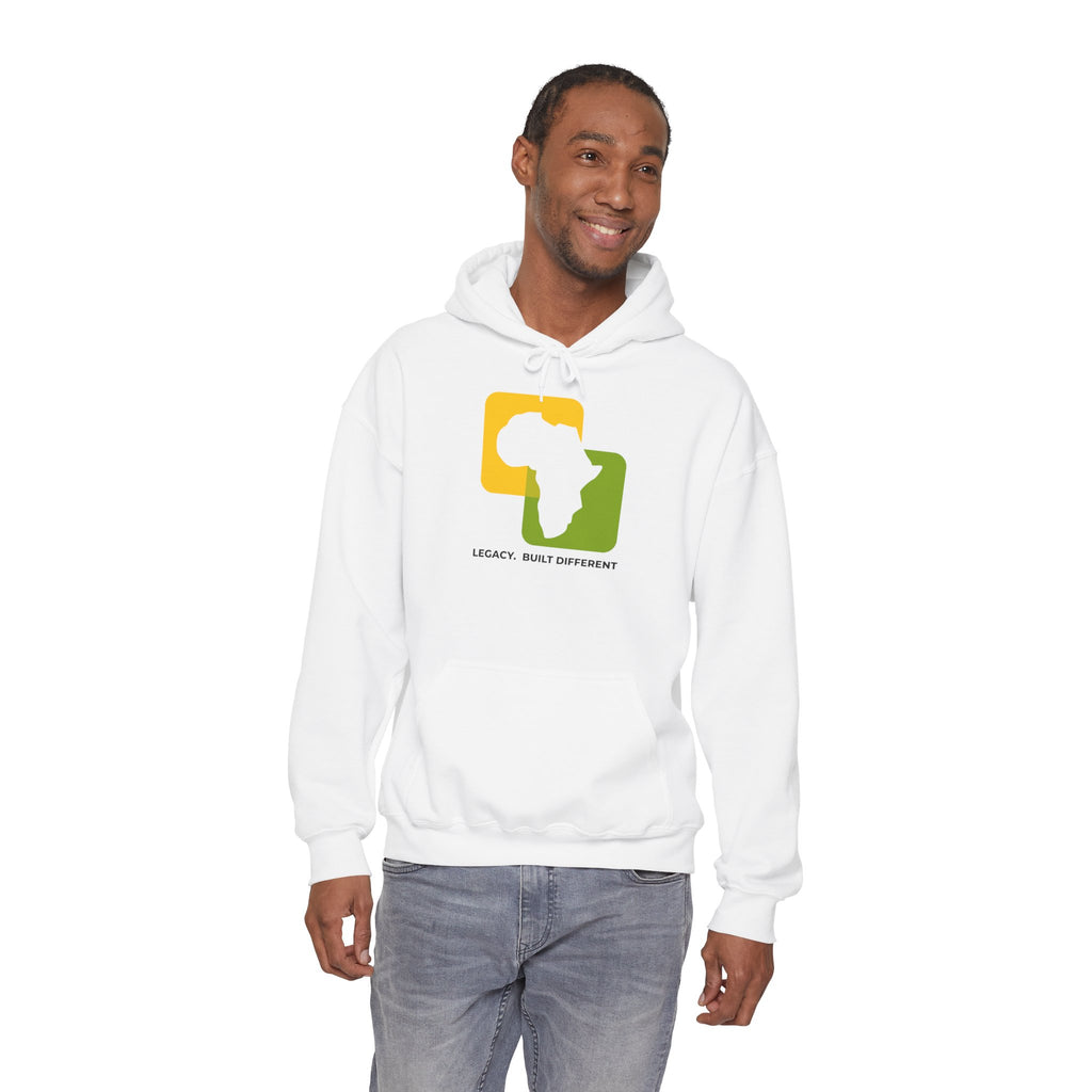 Africa Legacy Hoodie — "Legacy. Built Different" Graphic Pullover