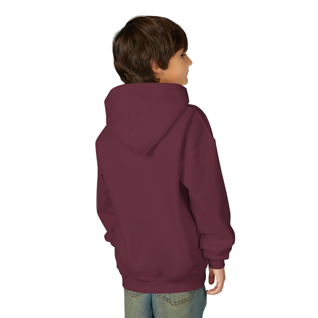 Elephant Sunset Youth Hoodie — "Legacy. Elephant Heritage" Graphic