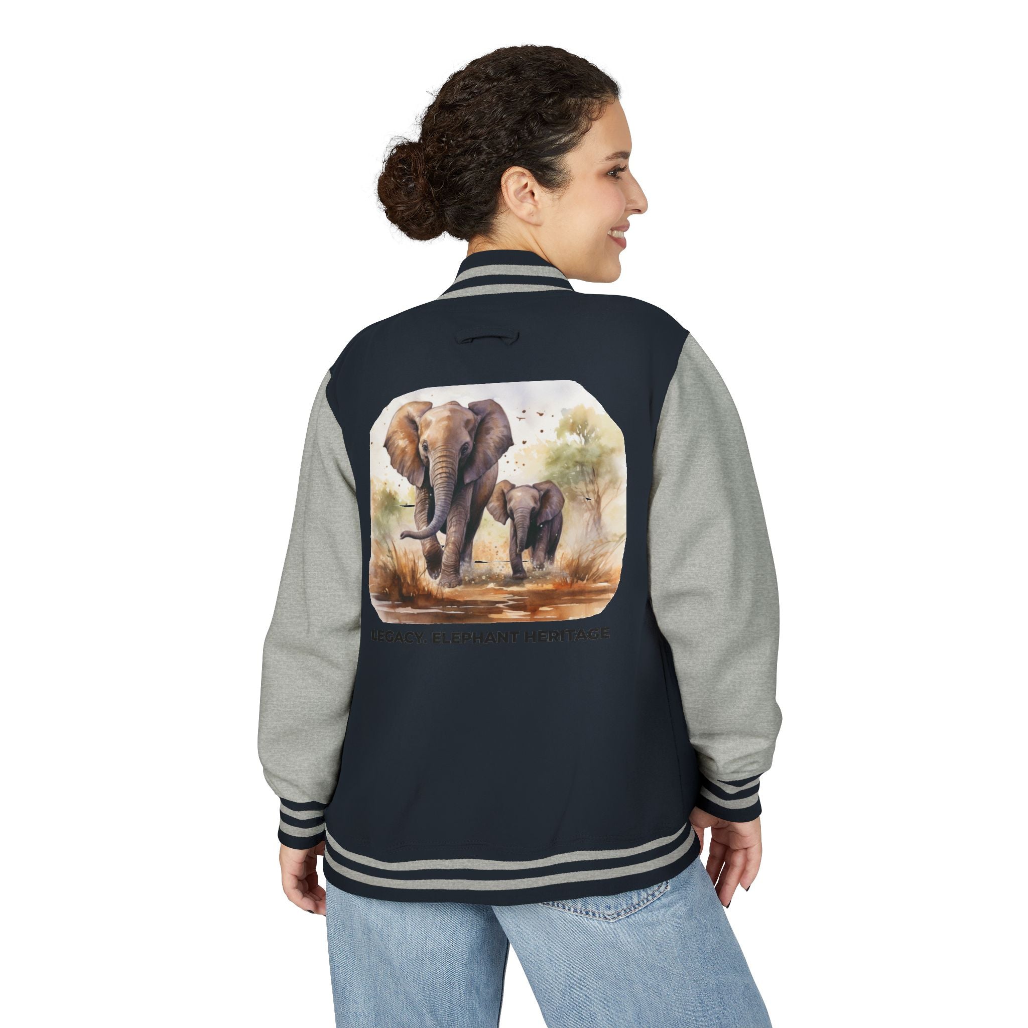 Elephant Heritage Letterman Jacket — Legacy Elephant Heritage Varsity Jacket
