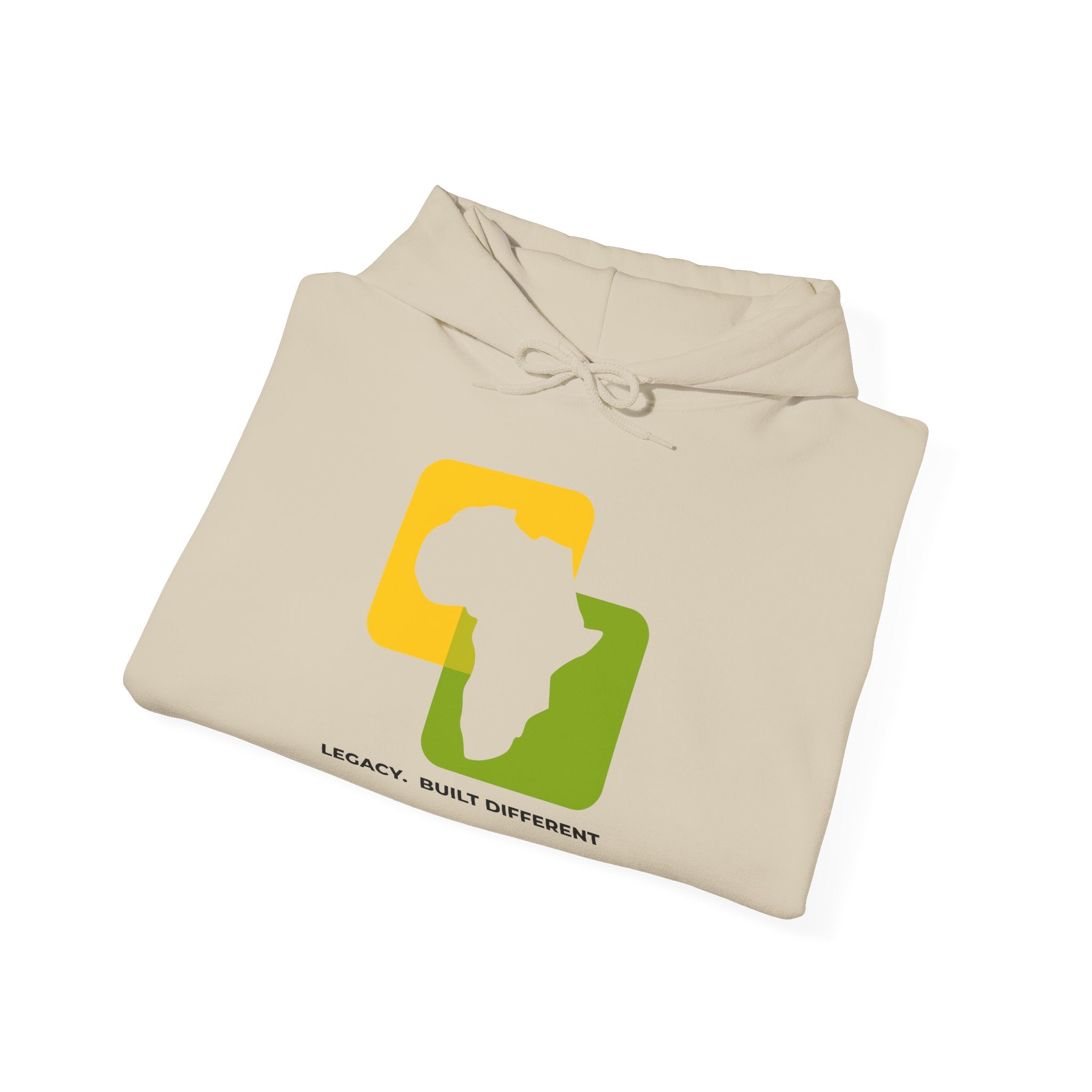 Africa Legacy Hoodie — "Legacy. Built Different" Graphic Pullover