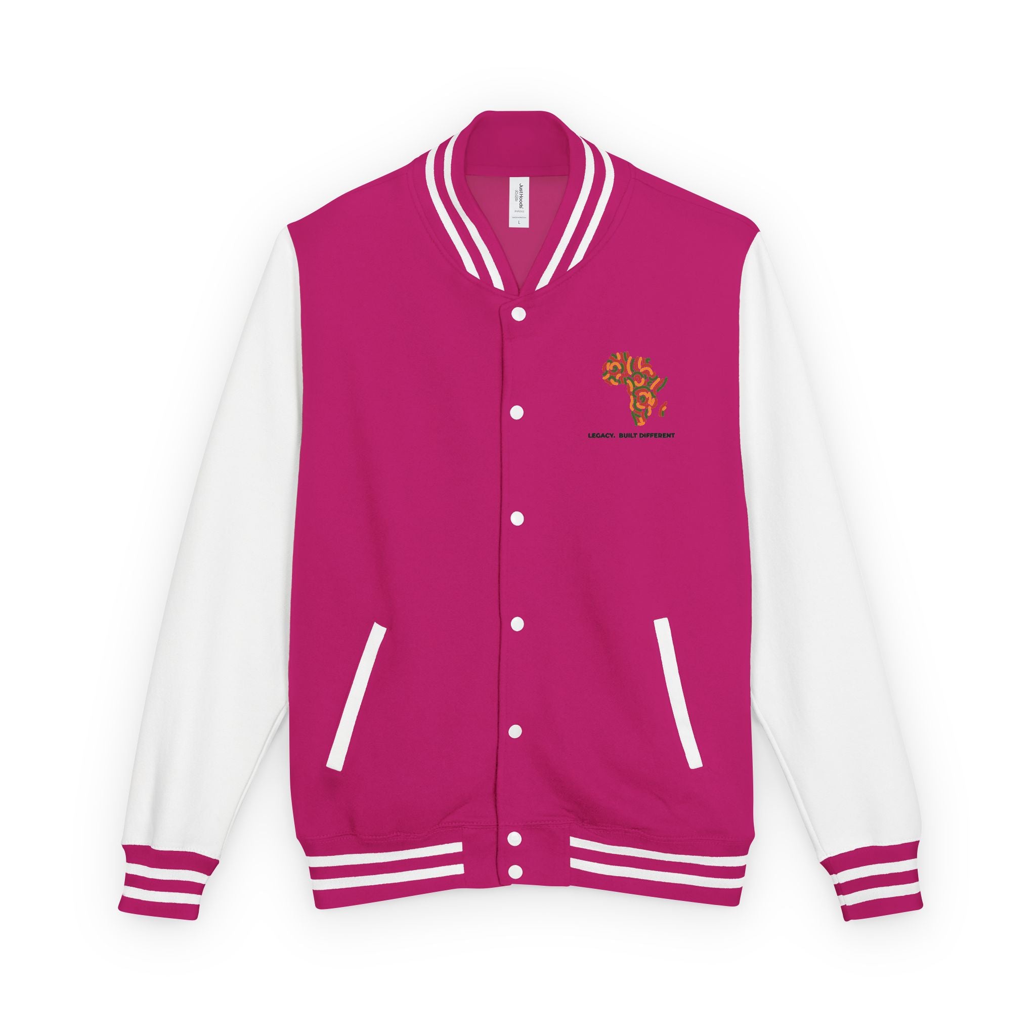 Letterman Jacket — African Heritage Map "Legacy. Built Different"