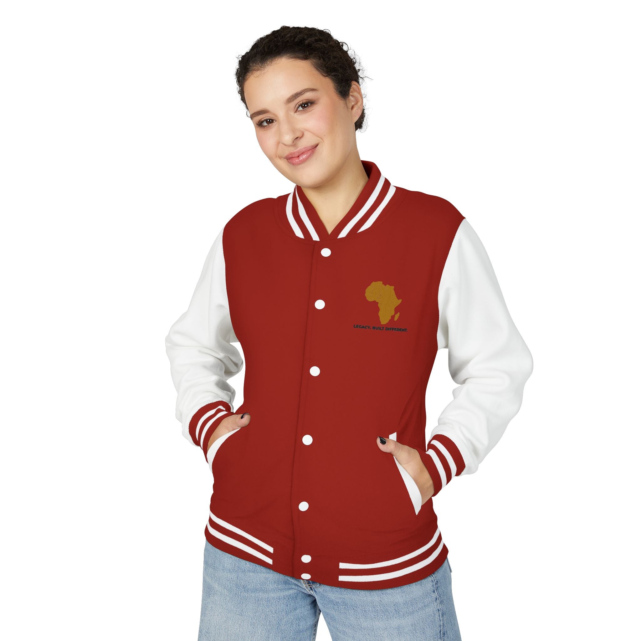 African Heritage Letterman Jacket — "Legacy. Built Different."