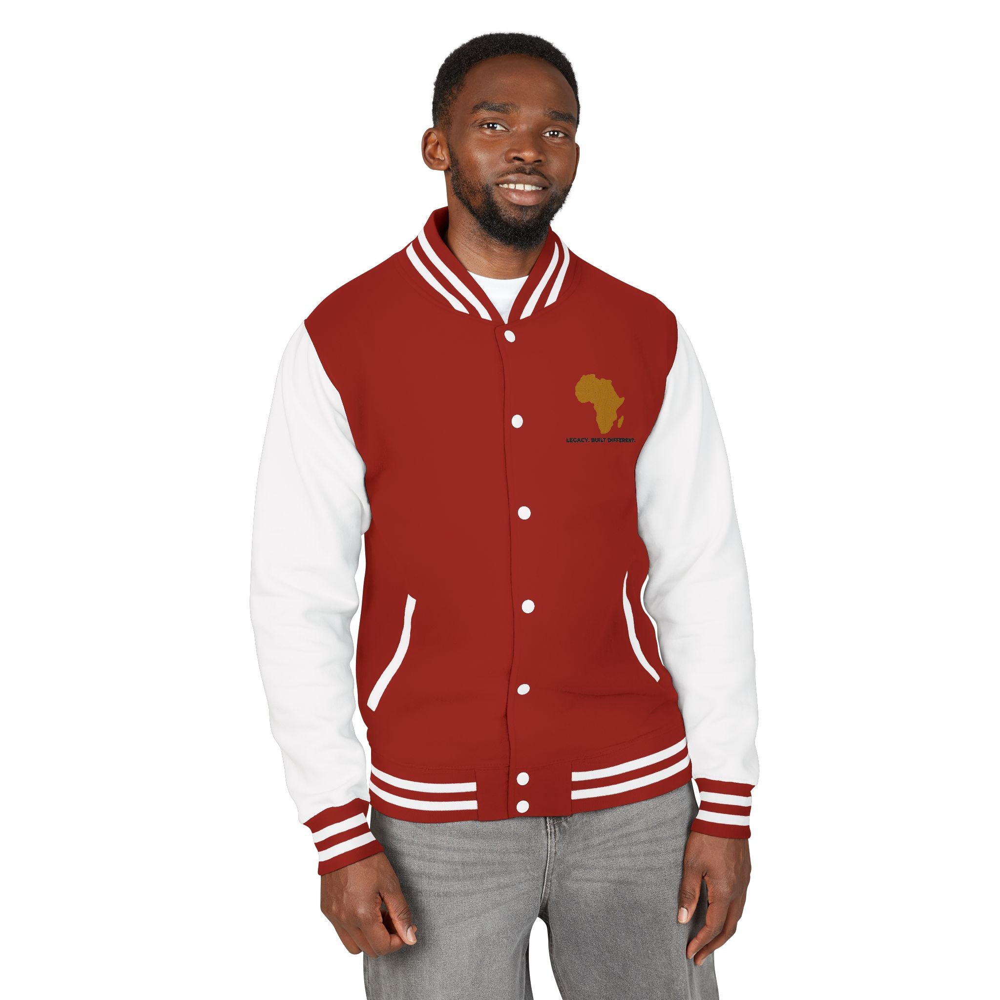 African Heritage Letterman Jacket — "Legacy. Built Different."