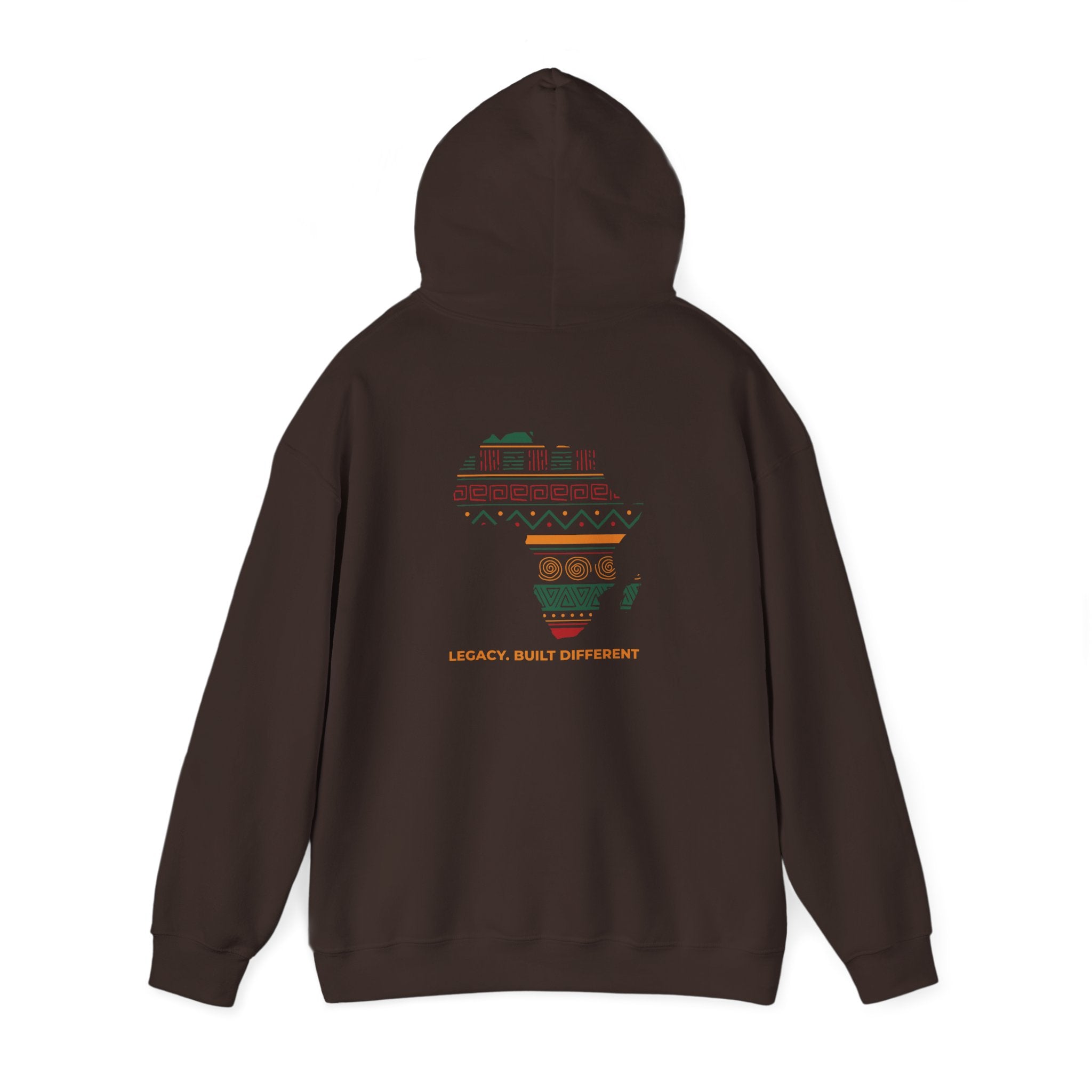 Africa Map Hoodie - 'Legacy Built Different' Graphic Pullover