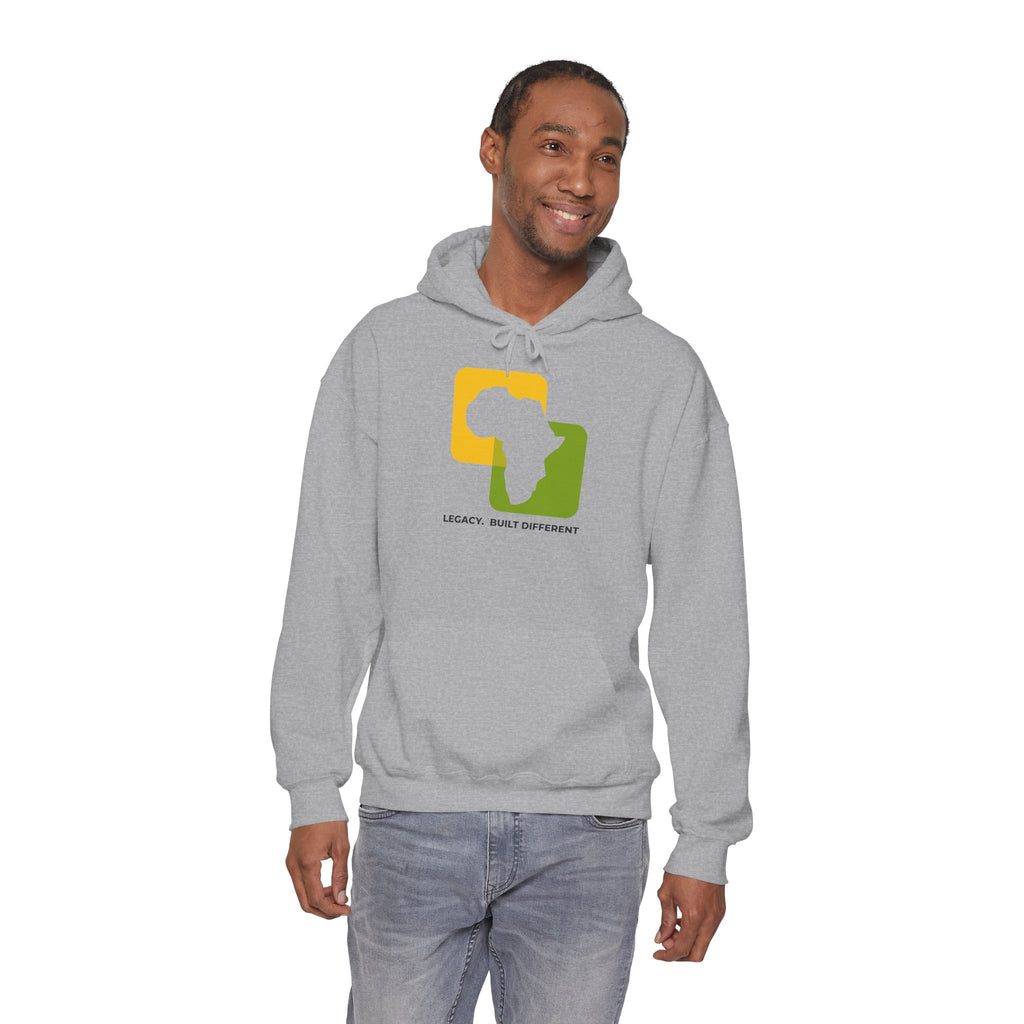 Africa Legacy Hoodie — "Legacy. Built Different" Graphic Pullover