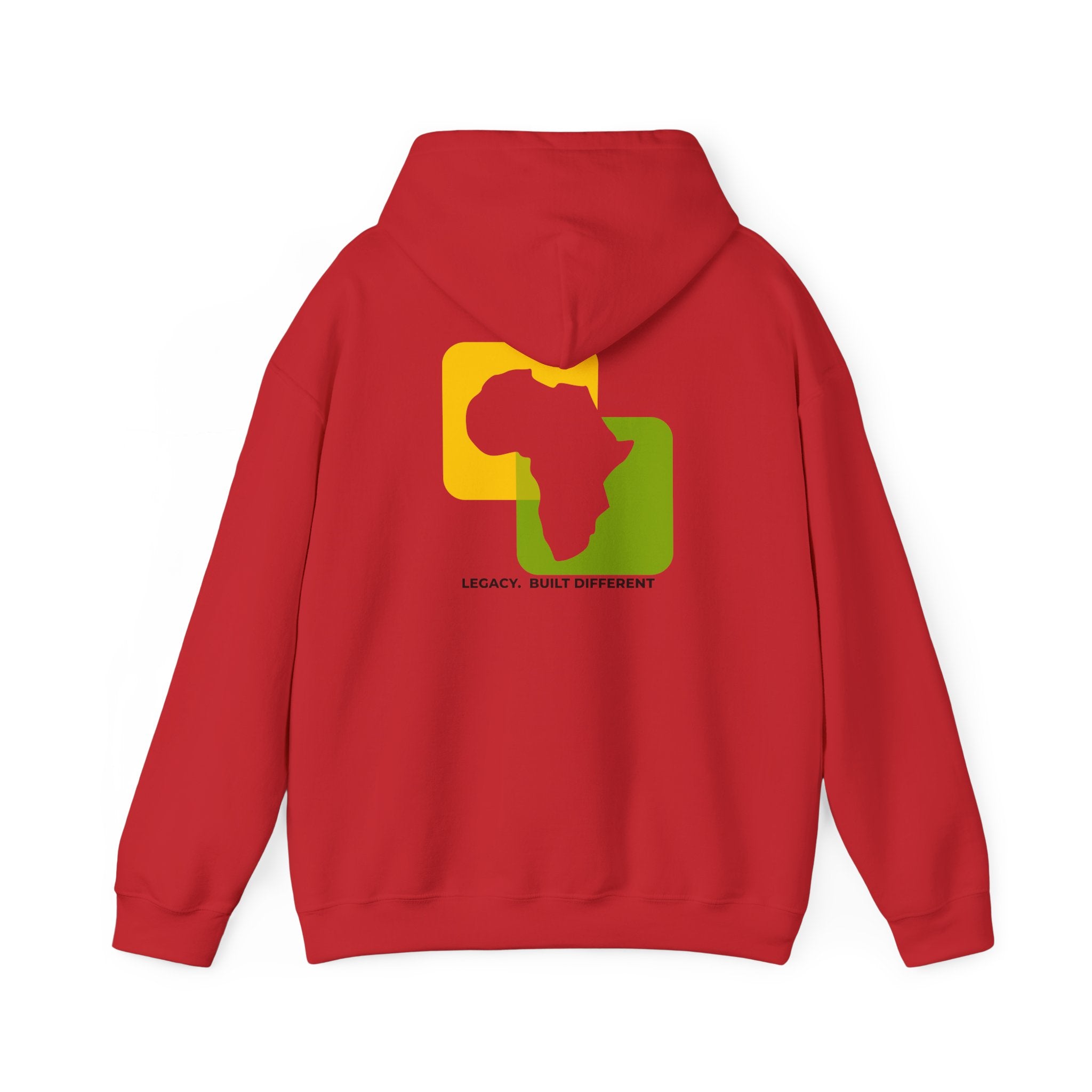 Africa Legacy Hoodie — "Legacy. Built Different" Graphic Pullover