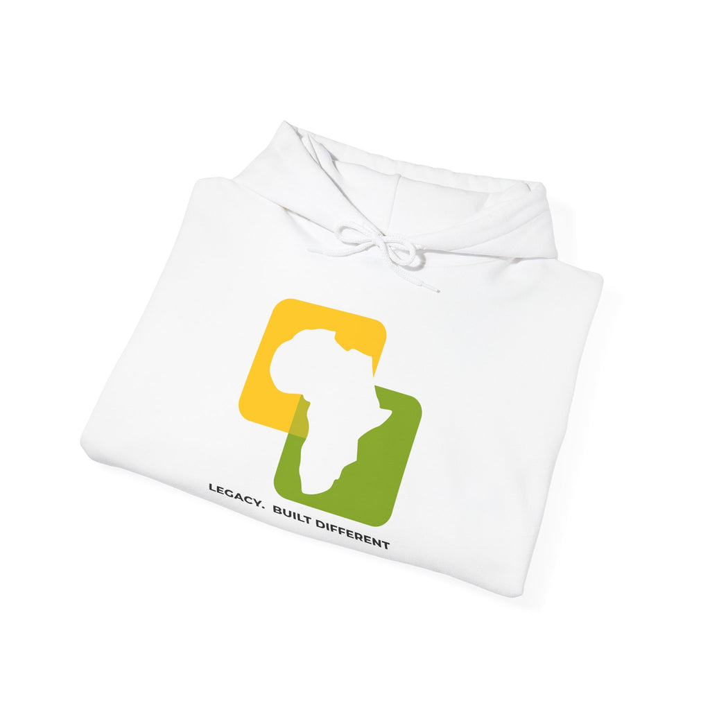 Africa Legacy Hoodie — "Legacy. Built Different" Graphic Pullover