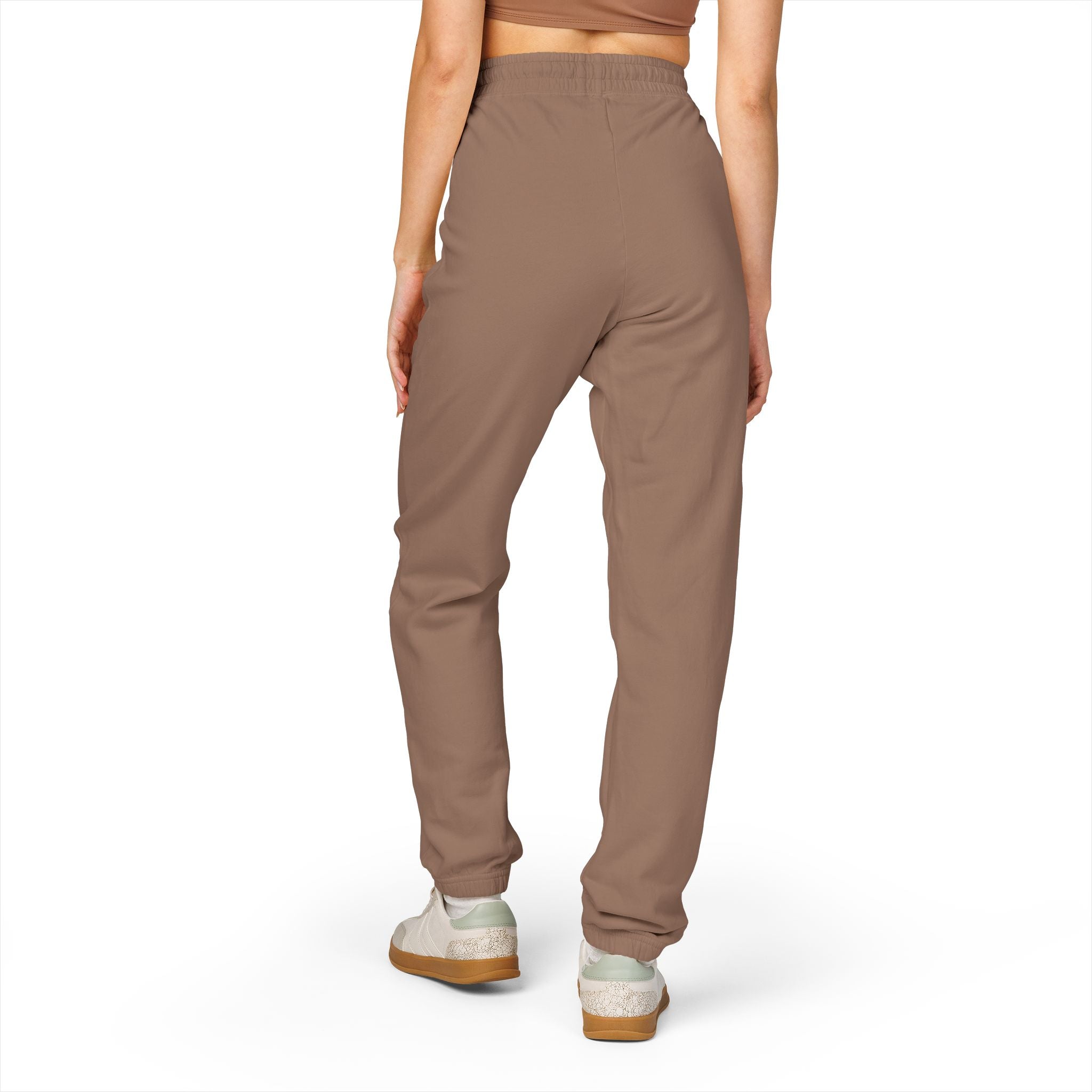 Sunset Camper Sweatpants — Cozy Graphic Fleece Joggers