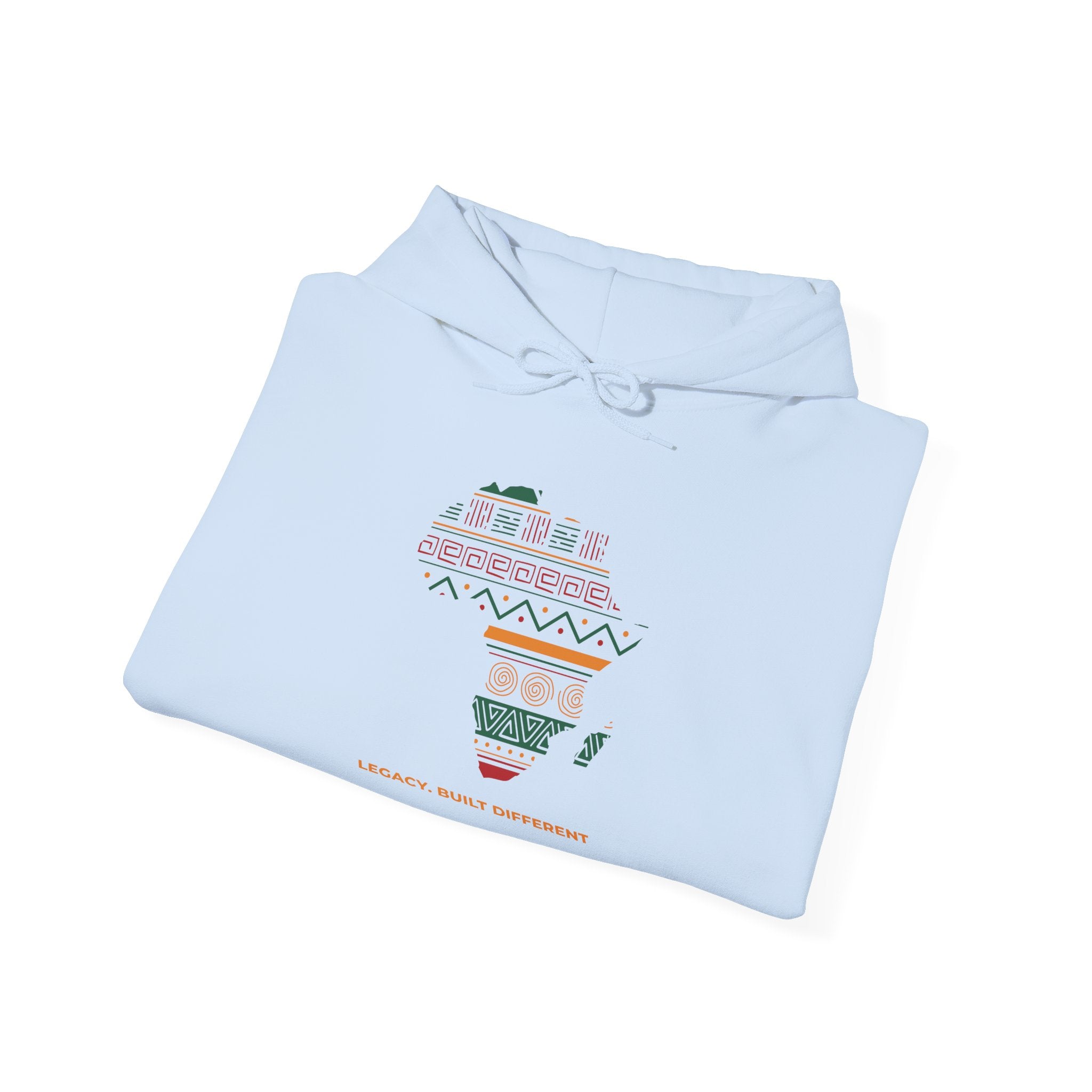 Africa Map Hoodie - 'Legacy Built Different' Graphic Pullover