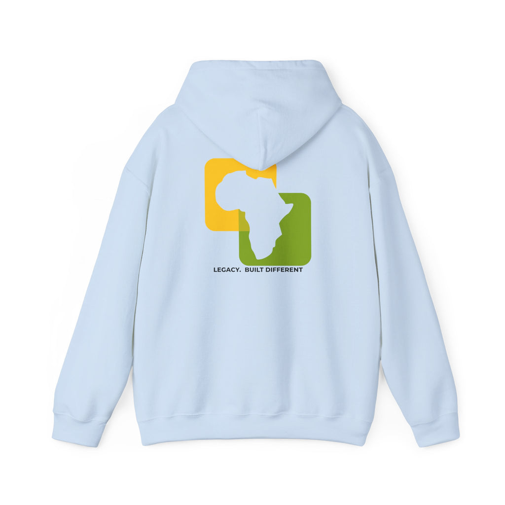 Africa Legacy Hoodie — "Legacy. Built Different" Graphic Pullover