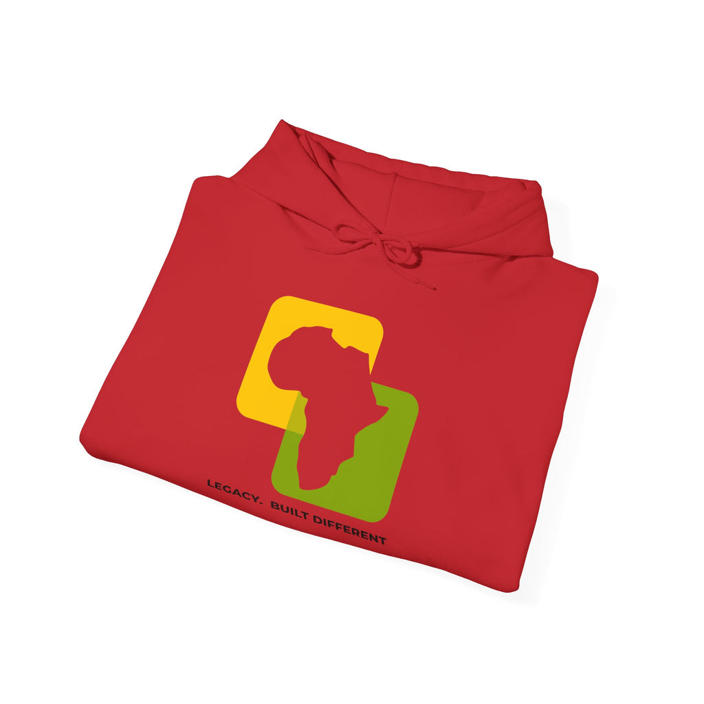 Africa Legacy Hoodie — "Legacy. Built Different" Graphic Pullover