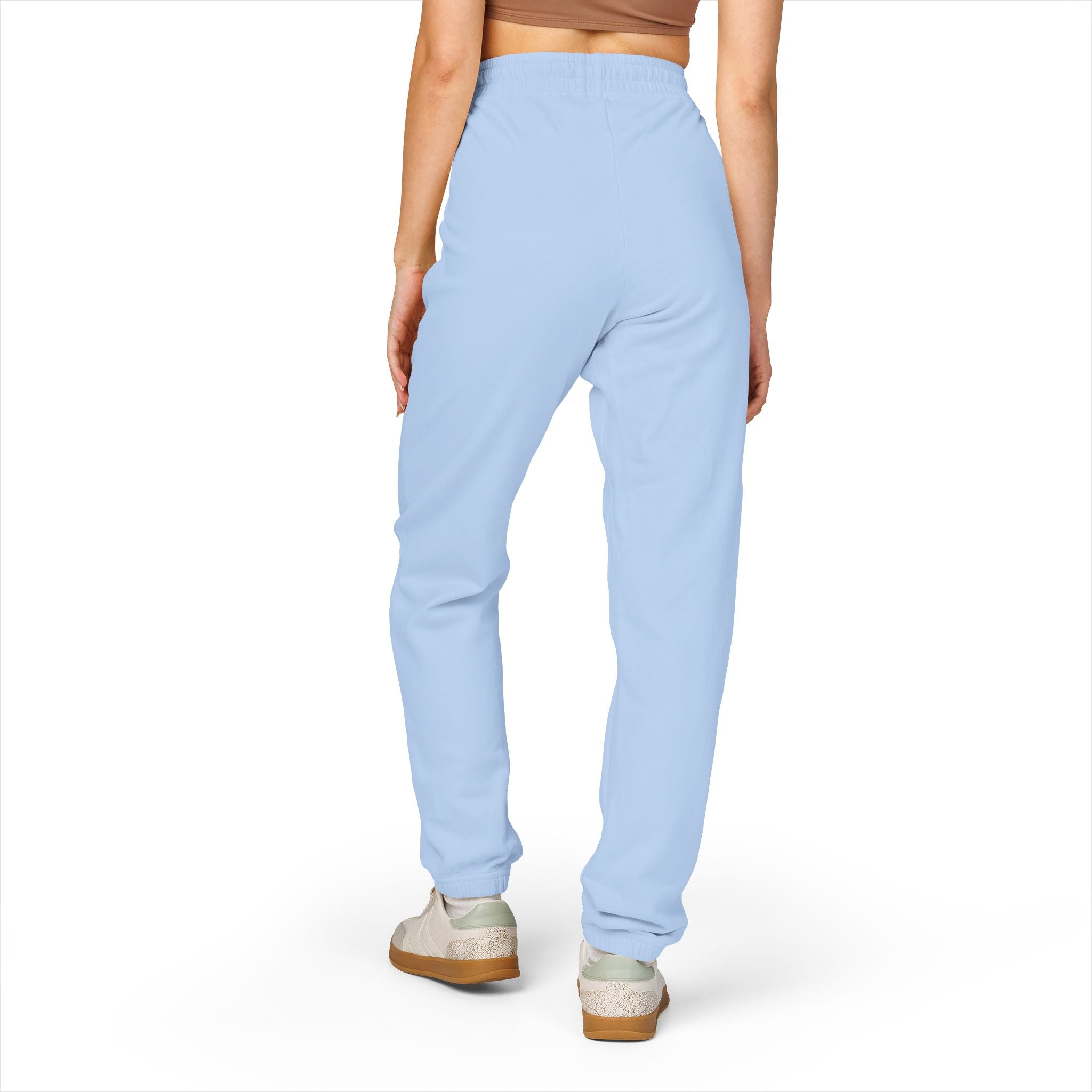 Sunset Camper Sweatpants — Cozy Graphic Fleece Joggers