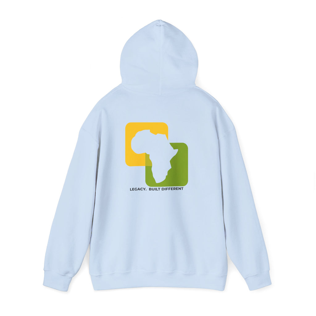 Africa Legacy Hoodie — "Legacy. Built Different" Graphic Pullover