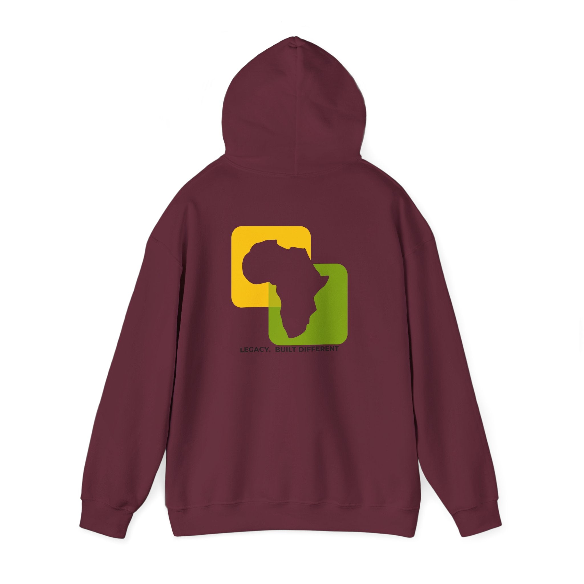 Africa Legacy Hoodie — "Legacy. Built Different" Graphic Pullover