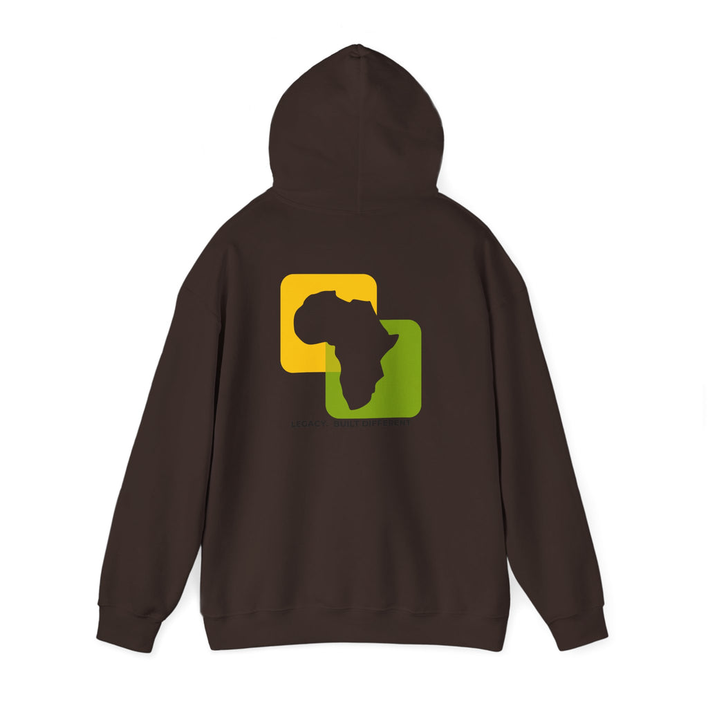 Africa Legacy Hoodie — "Legacy. Built Different" Graphic Pullover