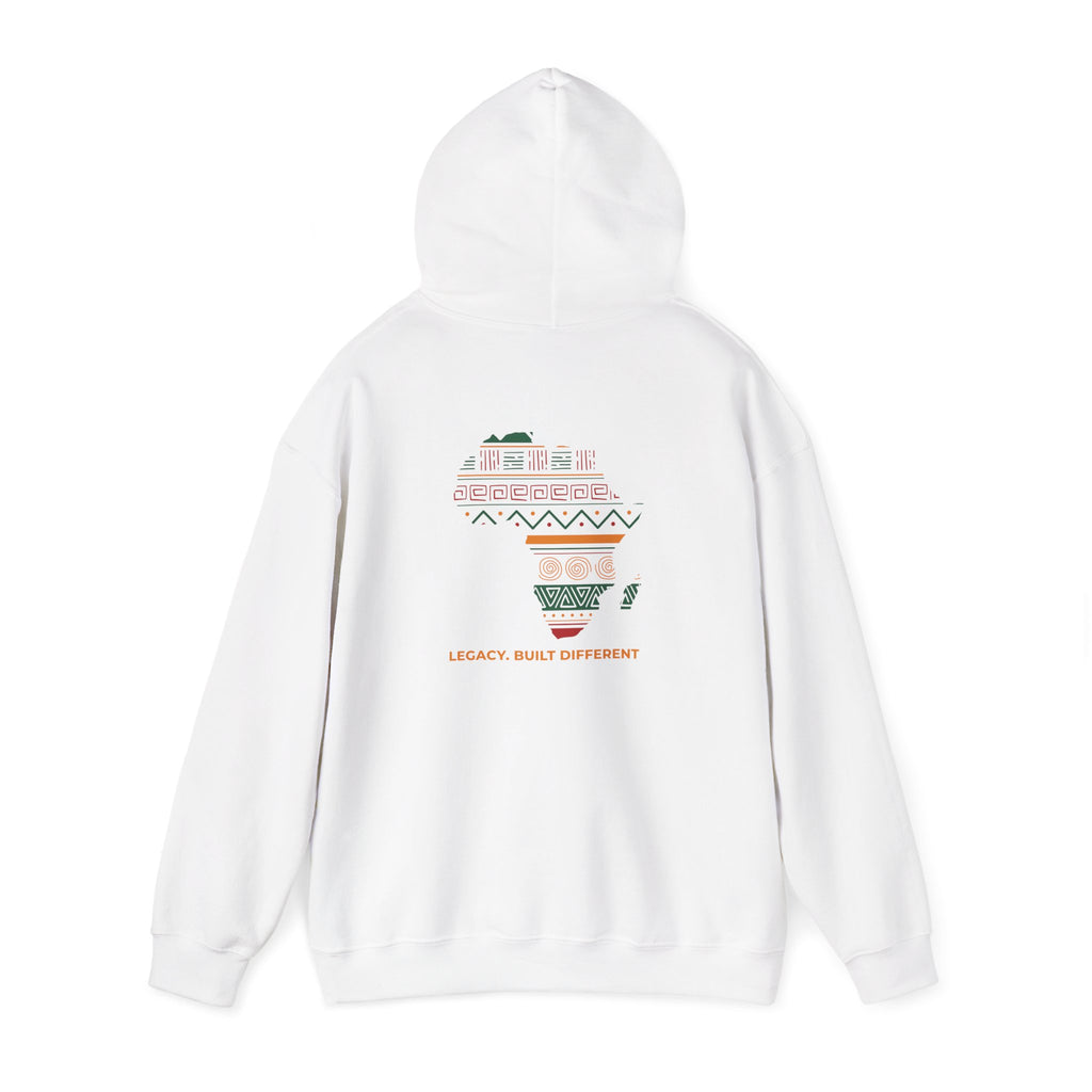 Africa Map Hoodie - 'Legacy Built Different' Graphic Pullover