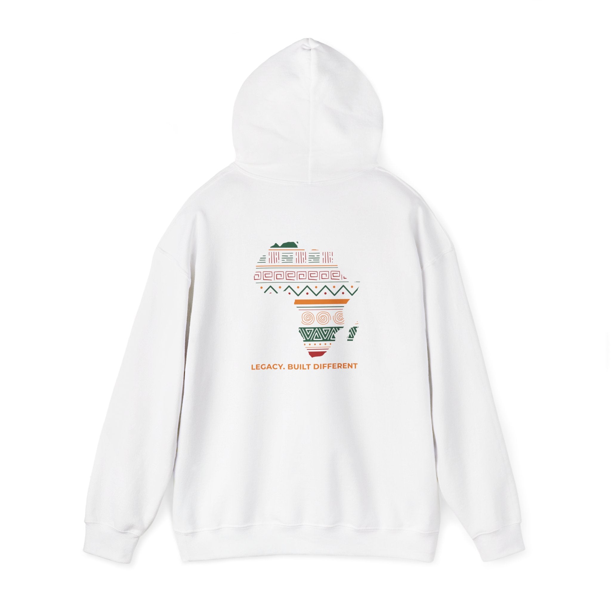 Africa Map Hoodie - 'Legacy Built Different' Graphic Pullover