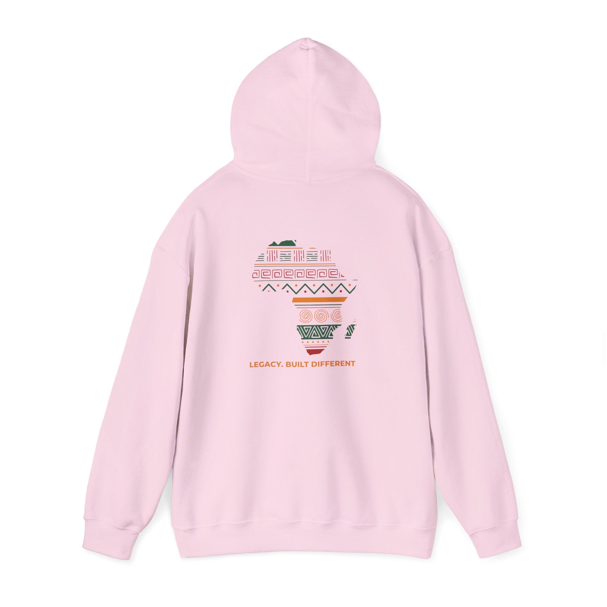 Africa Map Hoodie - 'Legacy Built Different' Graphic Pullover