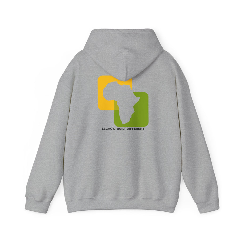 Africa Legacy Hoodie — "Legacy. Built Different" Graphic Pullover