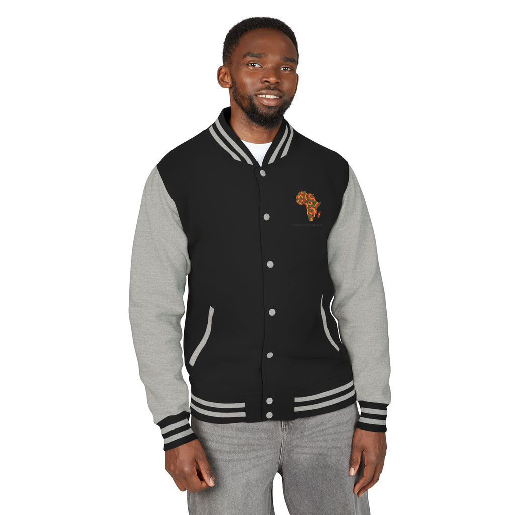Letterman Jacket — African Heritage Map "Legacy. Built Different"