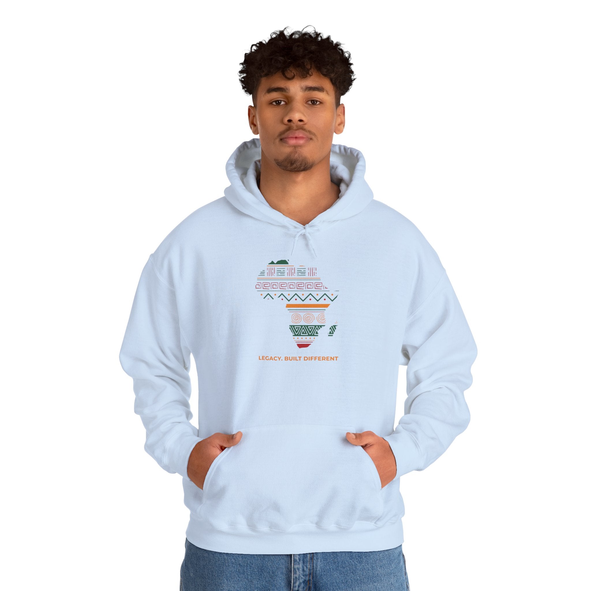 Africa Map Hoodie - 'Legacy Built Different' Graphic Pullover