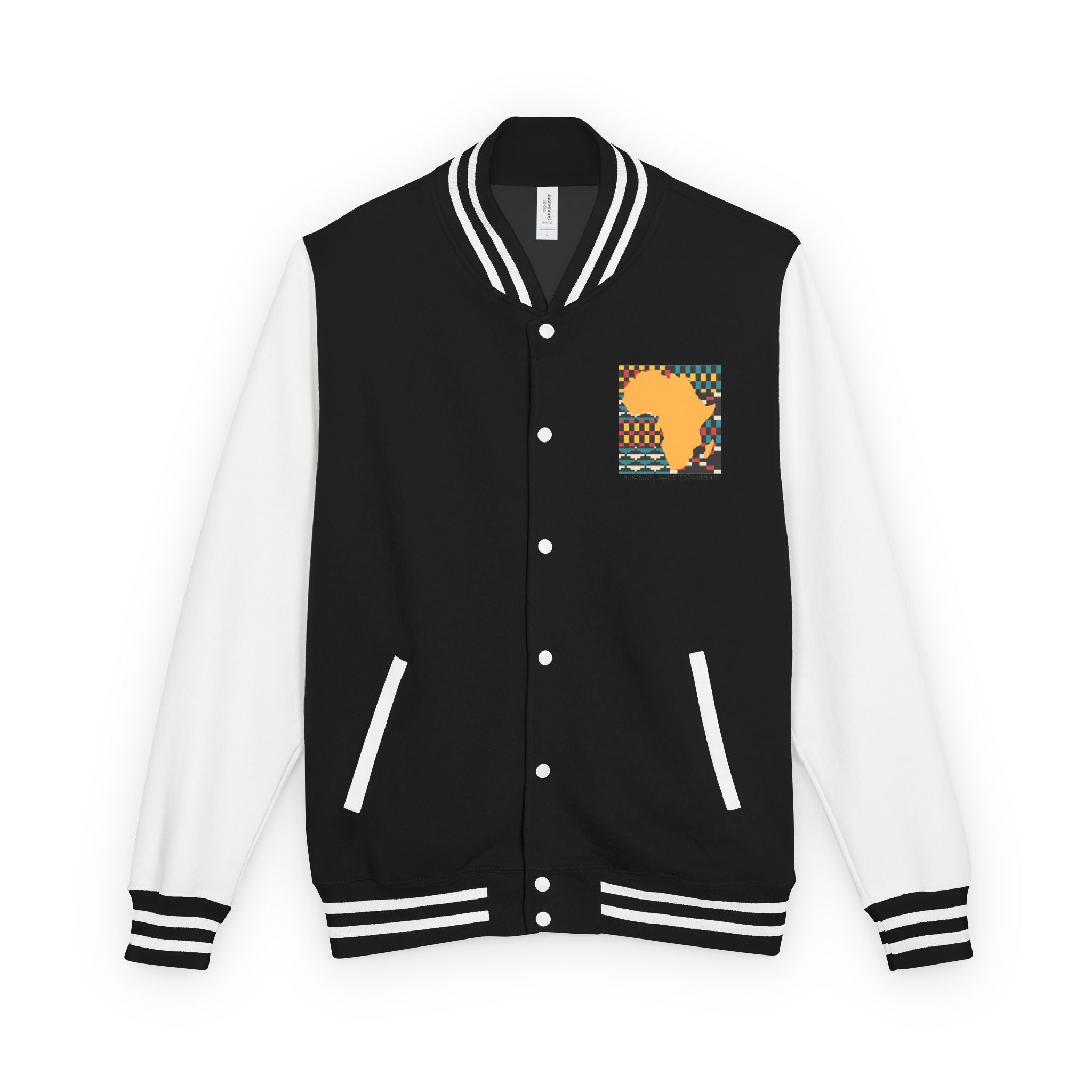 Letterman Jacket - Africa Map Kente Pattern "Legacy Built Different"