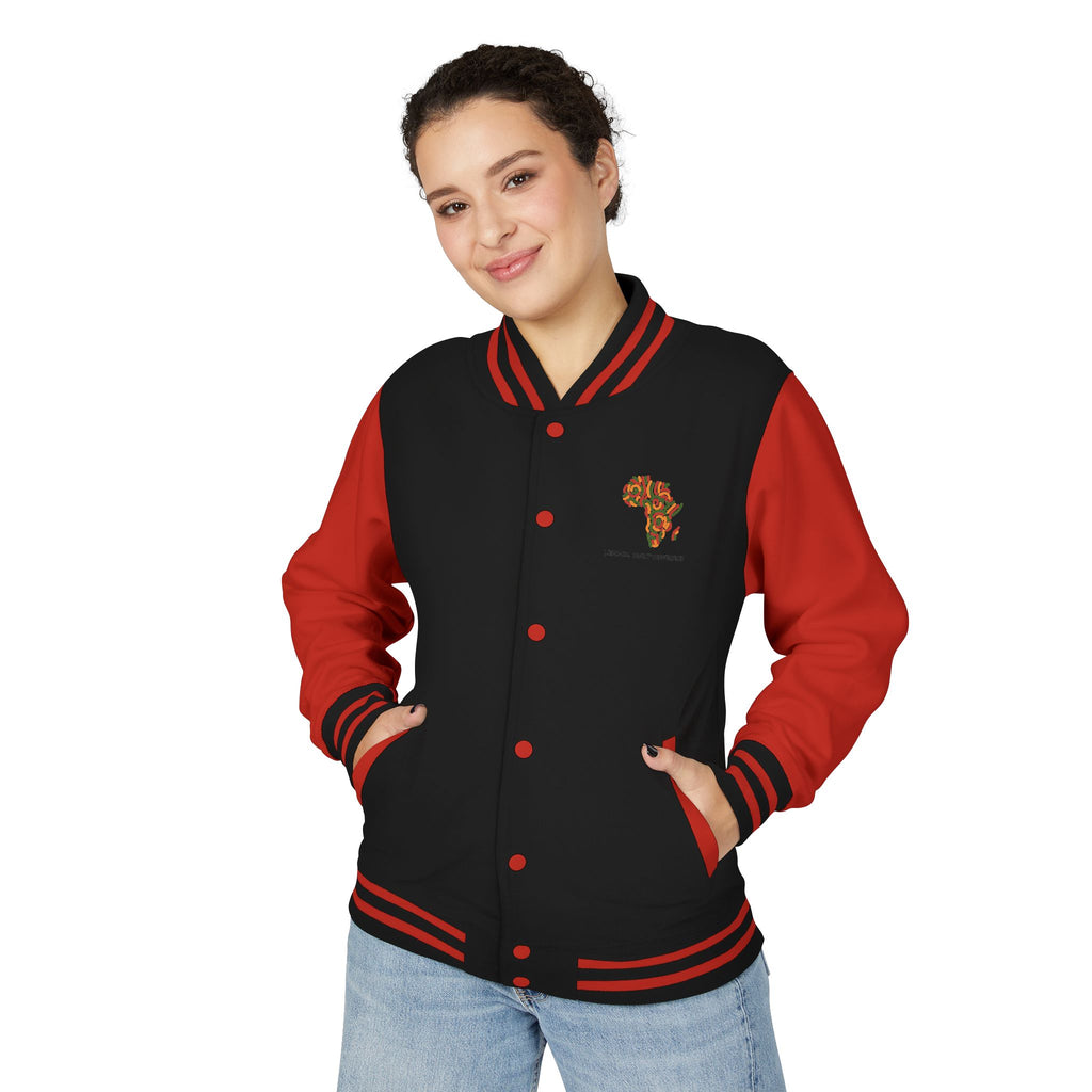 Letterman Jacket — African Heritage Map "Legacy. Built Different"