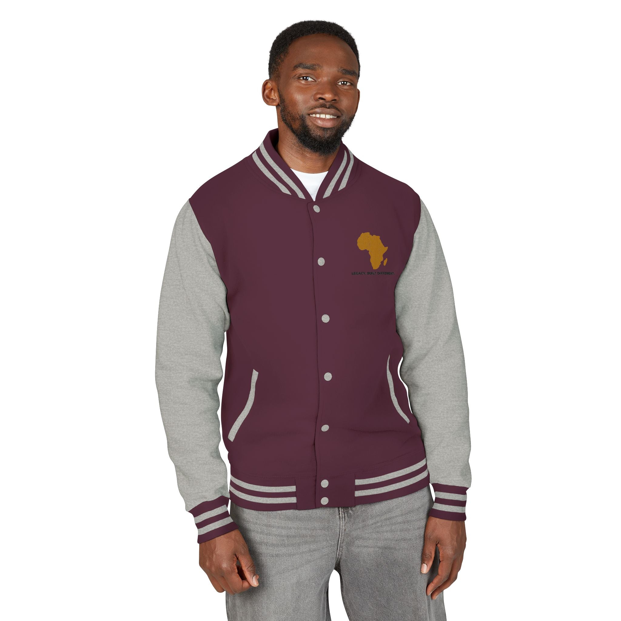 African Heritage Letterman Jacket — "Legacy. Built Different."