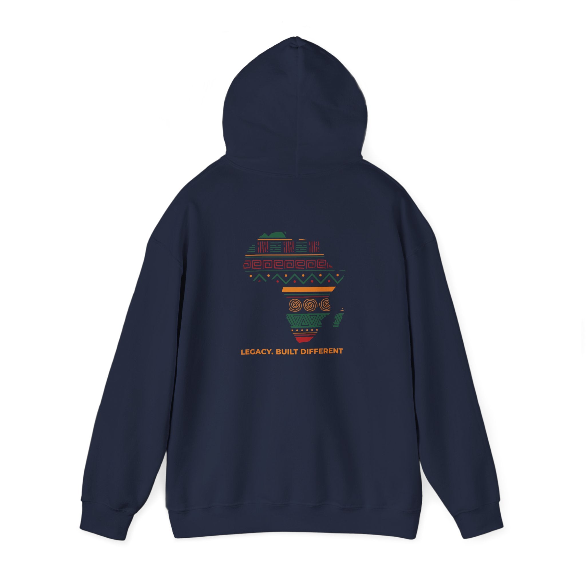 Africa Map Hoodie - 'Legacy Built Different' Graphic Pullover