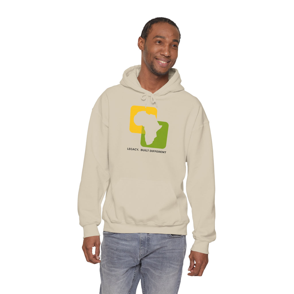Africa Legacy Hoodie — "Legacy. Built Different" Graphic Pullover
