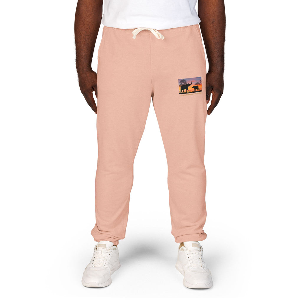 Sunset Camper Sweatpants — Cozy Graphic Fleece Joggers
