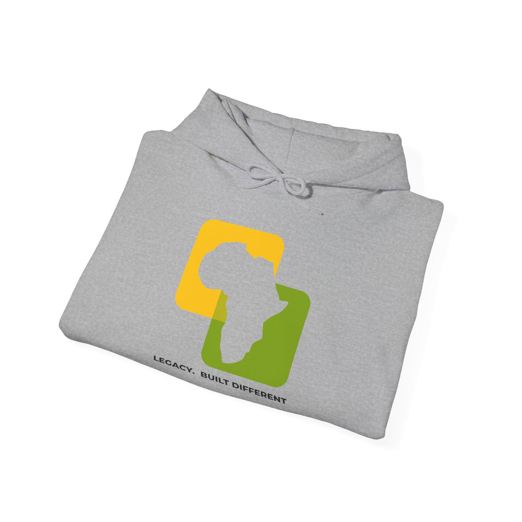 Africa Legacy Hoodie — "Legacy. Built Different" Graphic Pullover