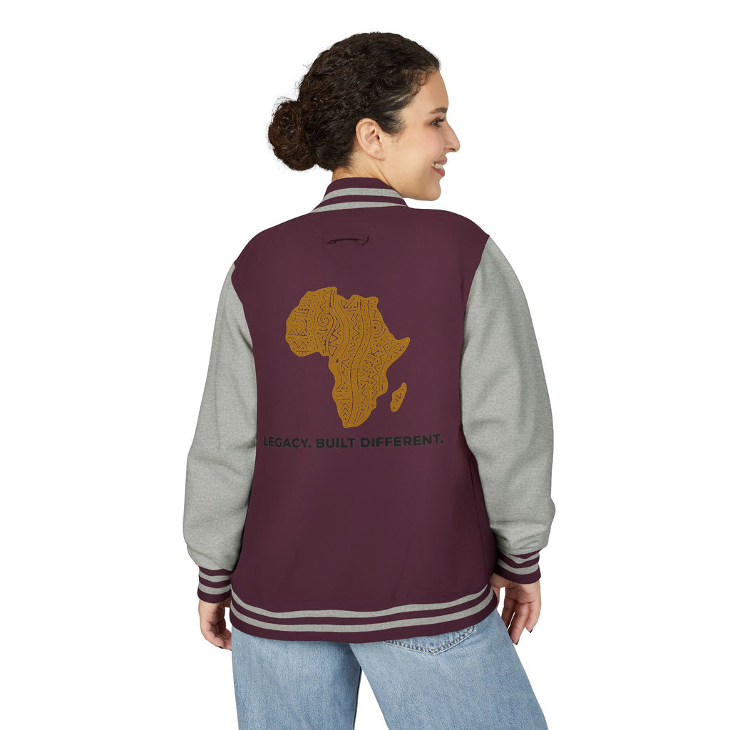 African Heritage Letterman Jacket — "Legacy. Built Different."