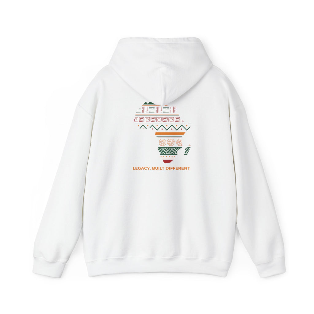 Africa Map Hoodie - 'Legacy Built Different' Graphic Pullover