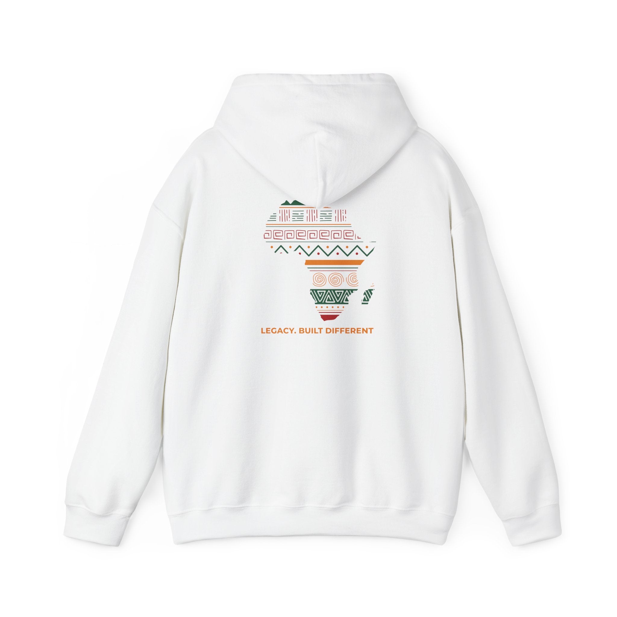 Africa Map Hoodie - 'Legacy Built Different' Graphic Pullover