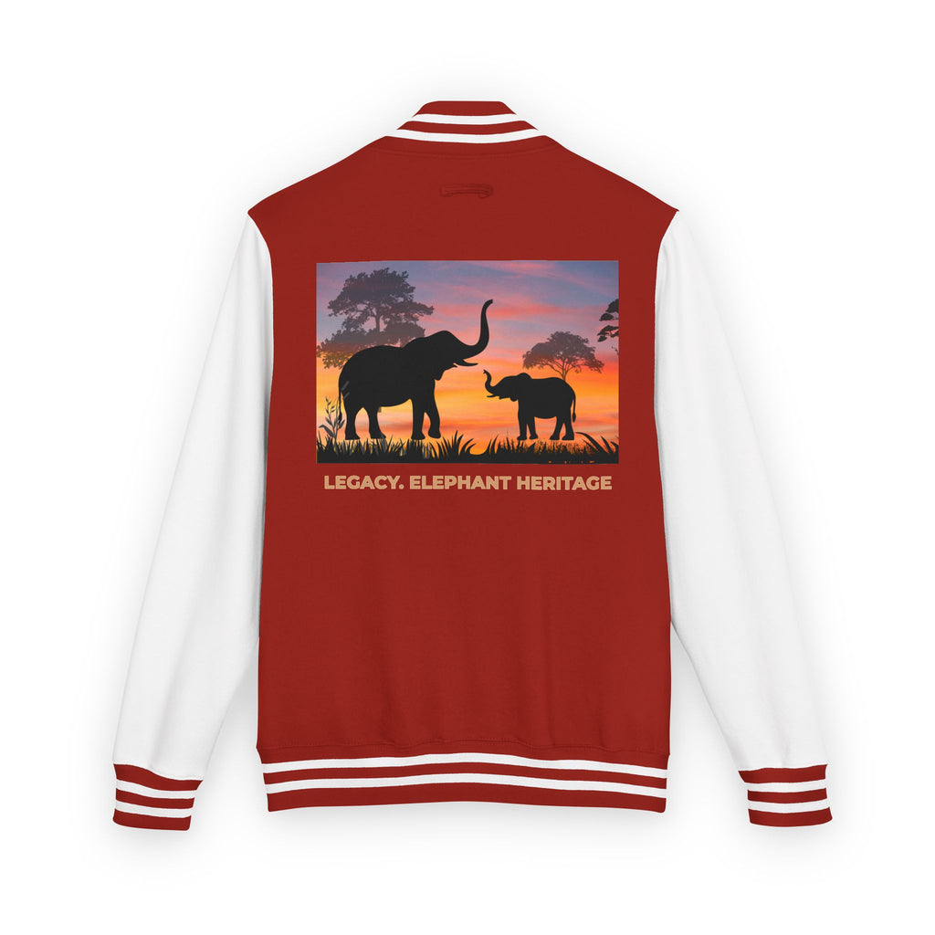 Letterman Jacket — Legacy Elephant Heritage Sunset Design