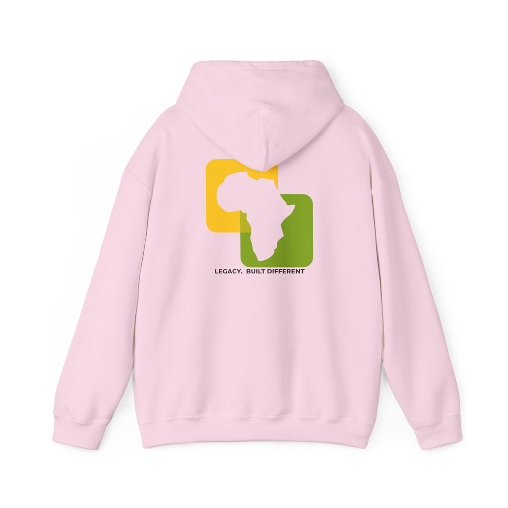 Africa Legacy Hoodie — "Legacy. Built Different" Graphic Pullover