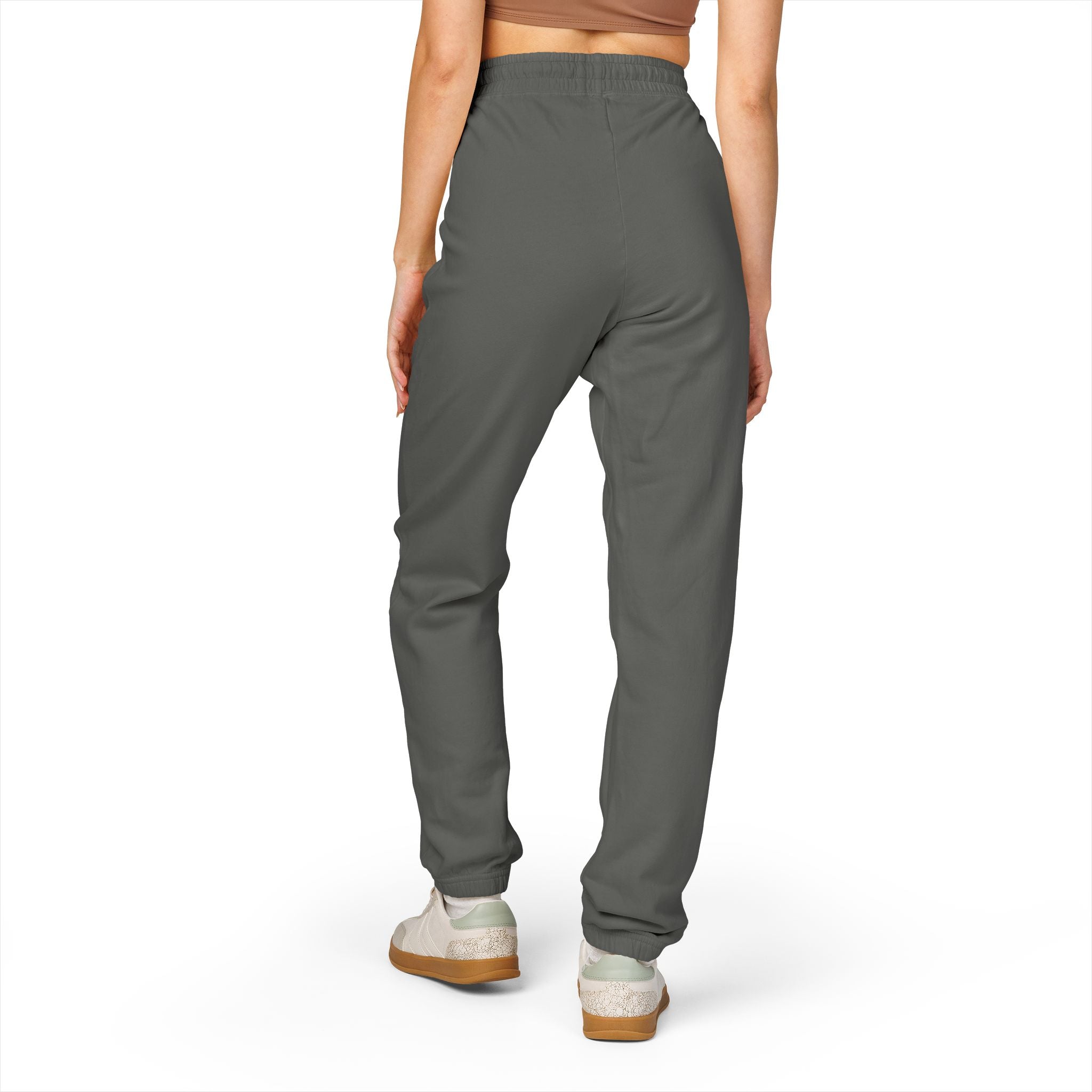 Sunset Camper Sweatpants — Cozy Graphic Fleece Joggers
